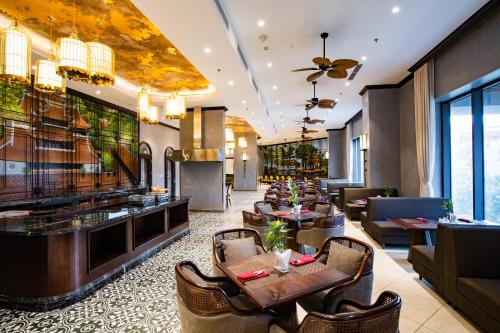 Χώρος καθιστικού στο Grand Phoenix Hotel Bac Ninh