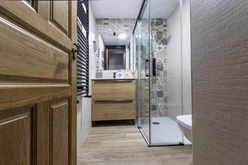 Koupelna v ubytování Apartamentos Turísticos La Casa Grande