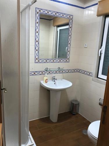 Koupelna v ubytování Casinha Rio Azul