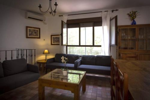 Ruang duduk di Casa rural Molino Jaraiz