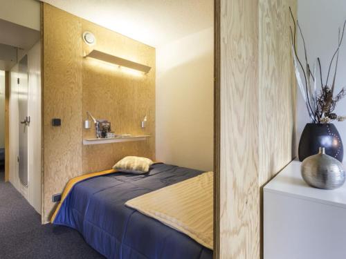 Ліжко або ліжка в номері Appartement Les Arcs 1800, 3 pièces, 7 personnes - FR-1-346-331