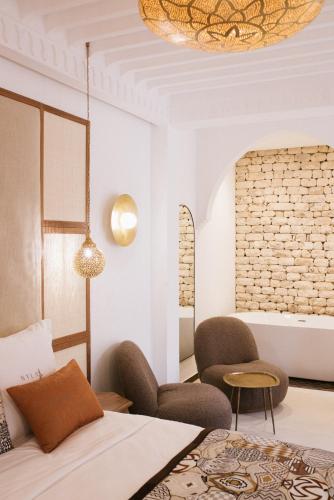 Area soggiorno di Riad Nyla Wellness and Spa