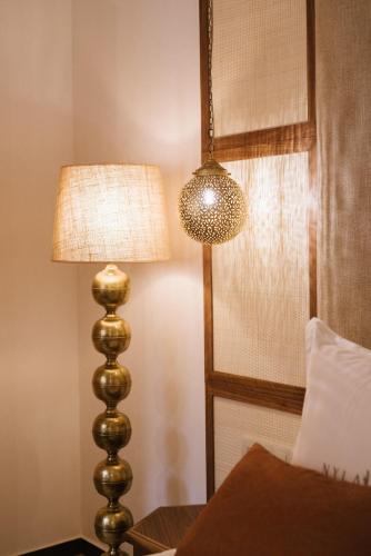 Letto o letti in una camera di Riad Nyla Wellness and Spa