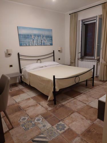 Letto o letti in una camera di Casa Petra