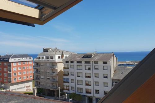 a view from the roof of a building at PIEDAD FERNANDEZ FERNANDEZ GESTION DE INMUEBLES SL. in Burela de Cabo