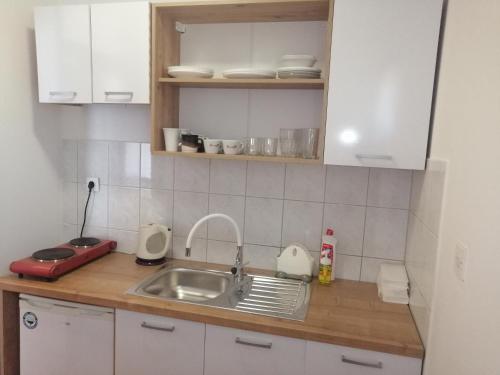 Kuchyň nebo kuchyňský kout v ubytování OAZA II