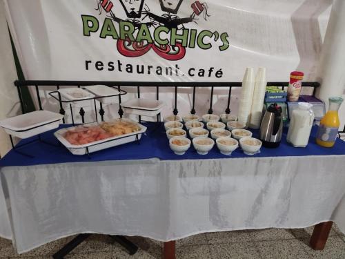 a table with some food on top at Capital O Los Angeles, Chiapa de Corzo in Chiapa de Corzo