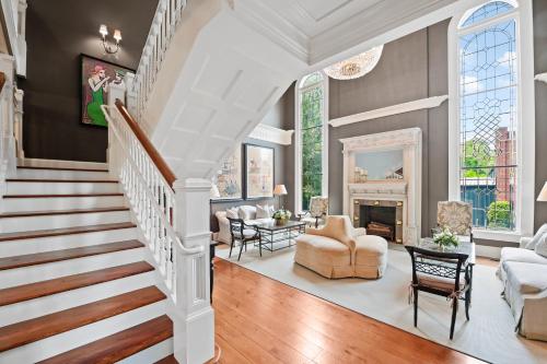 Χώρος καθιστικού στο The James Madison Inn