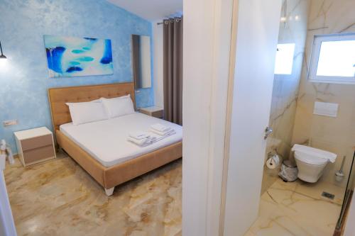 Kopalnica v nastanitvi Three Islands Hotel Of Ksamil