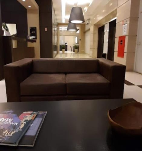 Χώρος καθιστικού στο Flat Encantador