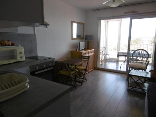 Charmant 2 pièces de 30m², loggia sud, parking à Sète, vue mer - FR-1-472-144