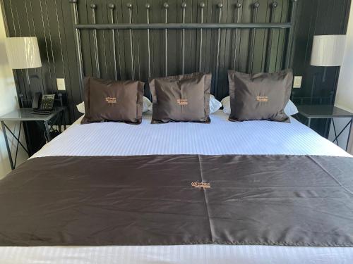 Katil atau katil-katil dalam bilik di Hotel Plata Condesa