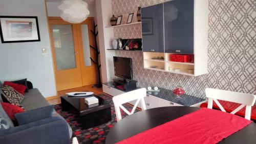 Posezení v ubytování Apartamento Mirador de Padin