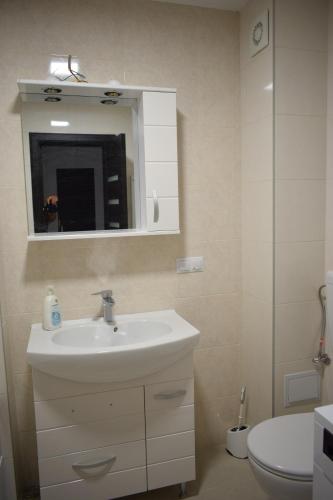 Ένα μπάνιο στο Apartament Parc Central RHBM