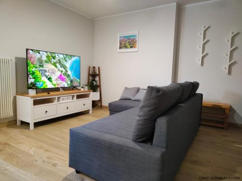 TV a/nebo společenská místnost v ubytování Pordoi H10