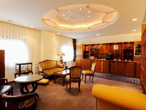 Hotel Chourakukan Kyoto Gion 長楽館 京都にあるシーティングエリア
