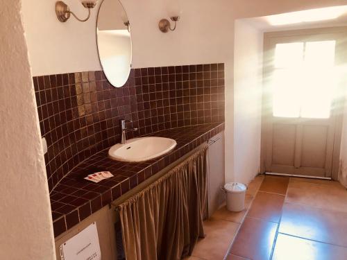 Koupelna v ubytování Le Château de Cambiaire