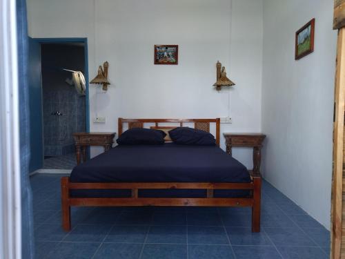 Katil atau katil-katil dalam bilik di La Terrasse