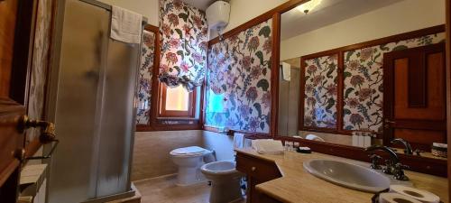 Kylpyhuone majoituspaikassa Villa Recanati