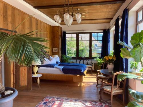 Postel nebo postele na pokoji v ubytování Goldene Wachau - Privatzimmer