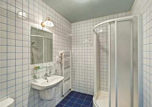 Koupelna v ubytování Hotel Buchlov