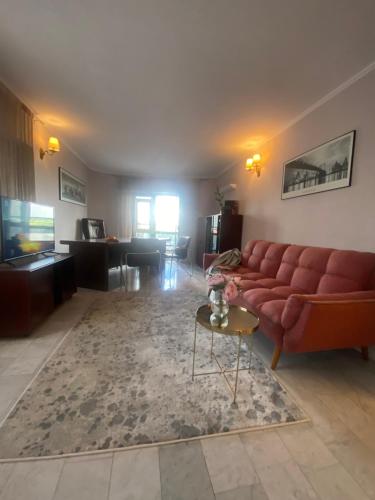 Χώρος καθιστικού στο Victoriei Deluxe Suites