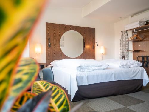 Postel nebo postele na pokoji v ubytování Hotel Europa