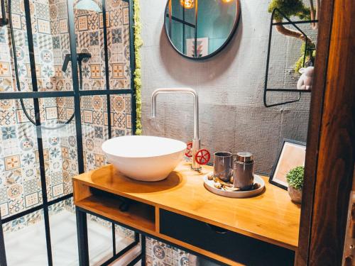 Bilik mandi di The Wooden Nest -Covasna