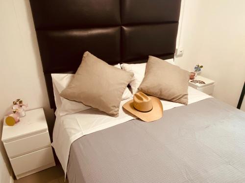 Postel nebo postele na pokoji v ubytování BELMONTE RANCH