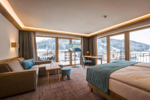 Postel nebo postele na pokoji v ubytování Hotel Zentral ****superior