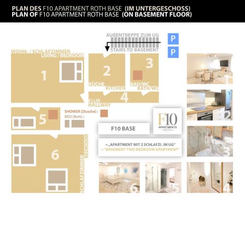 แผนผังของ F10 APARTMENTS Roth