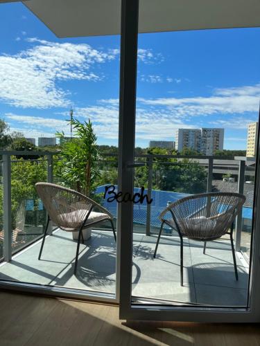 Balkoni atau teres di apartament Gaja