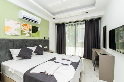 Leonis Hotelにあるベッド