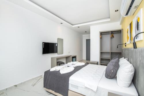 Leonis Hotelにあるベッド