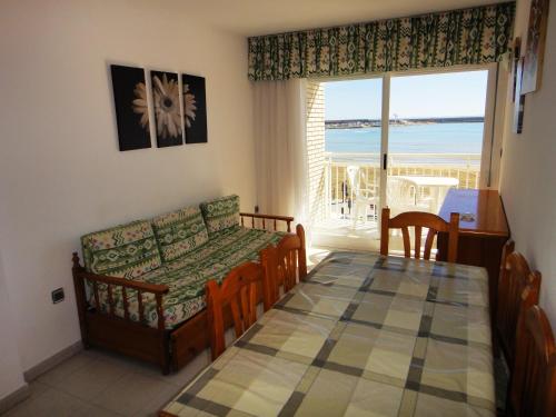 Postel nebo postele na pokoji v ubytování Bertur Forner