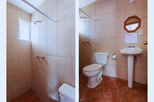 Koupelna v ubytování Hotel Paraje Casa Blanca
