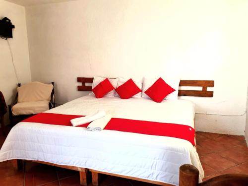 Postel nebo postele na pokoji v ubytování Hotel Paraje Casa Blanca