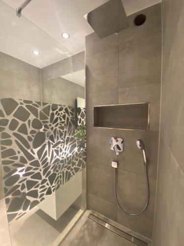 Koupelna v ubytování 3 Zimmer Apartment Duisburg Homberg 7 Etage