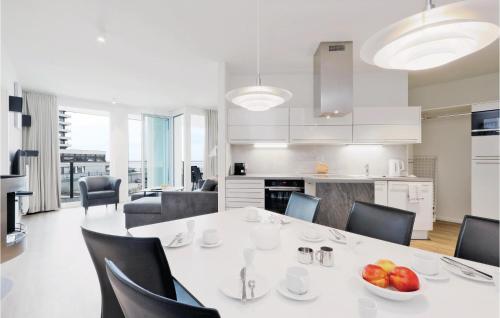 Kuchyň nebo kuchyňský kout v ubytování Highend Travemünde - Whg 207