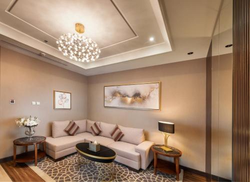 Posezení v ubytování Nivel Hotel Abha