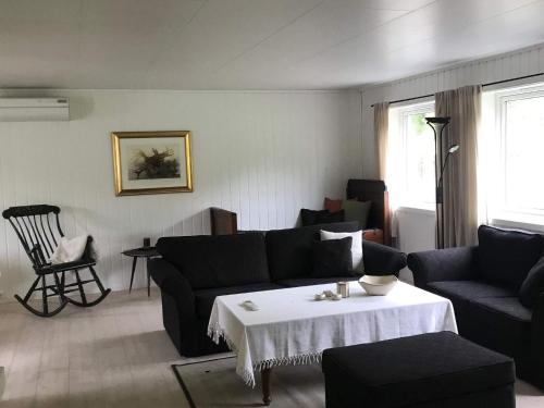 Ruang duduk di 6 person holiday home in Halsanaustan-By Traum