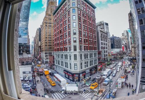 Udsigt til New York eller udsigt til byen taget fra lejligheden