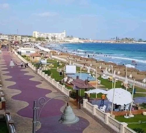 Общий вид на море или вид на море из шале