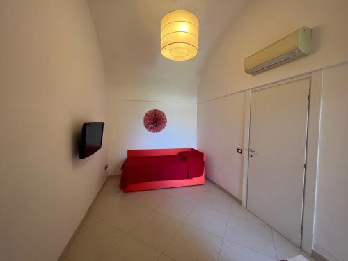 Ένα ή περισσότερα κρεβάτια σε δωμάτιο στο Villa Bebe'