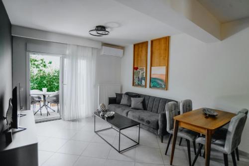 Χώρος καθιστικού στο ALEXANDRA Boutique Residence Seaside