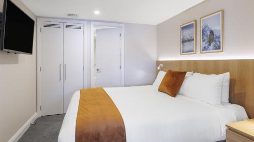 Oaks Queenstown Shores Resortにあるベッド
