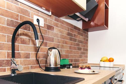 Dapur atau dapur kecil di APARTMENT ORIJA