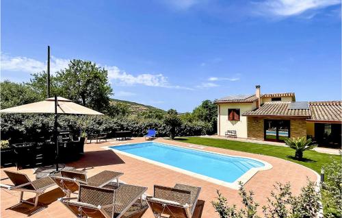 Amazing Home In Nuxis With Outdoor Swimming Pool, 3 Bedrooms And Swimming Pool