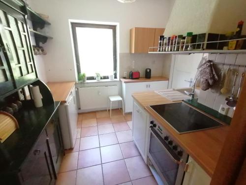 A kitchen or kitchenette at 95qm Wohnung Heyde in bester Wohnlage