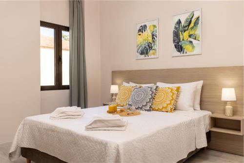 Posteľ alebo postele v izbe v ubytovaní Strat's City Loft